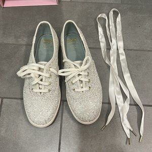 Kate Spade glitter keds. Size 7